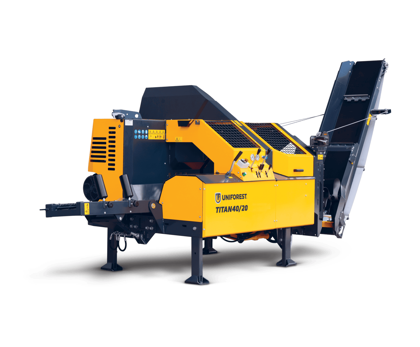 uniforest titan 40/20 sawblade processor